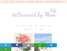 Tablet Screenshot of powered-by-mom.com